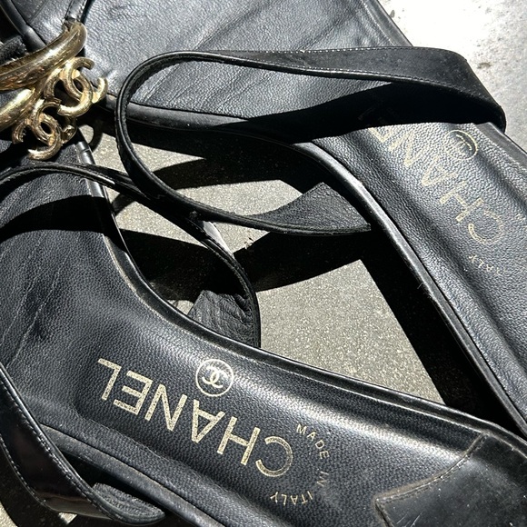 Vintage Chanel CC Sandals - Picture 4 of 6